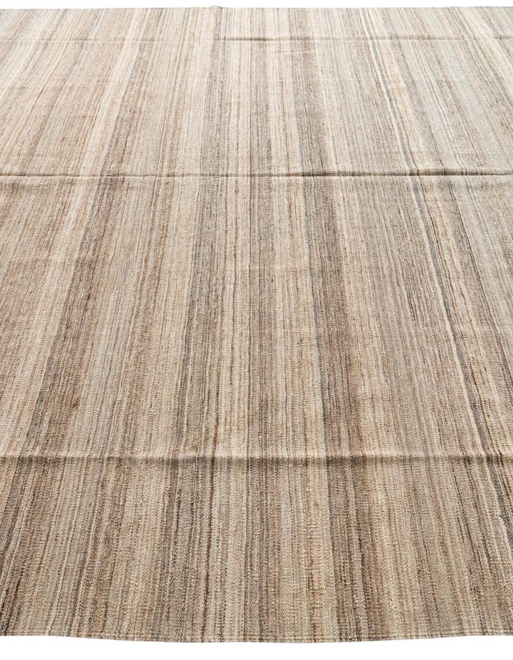 Detail image of 9' 9 x 12' 10  Hand Woven Kilim Modern Wool Rug