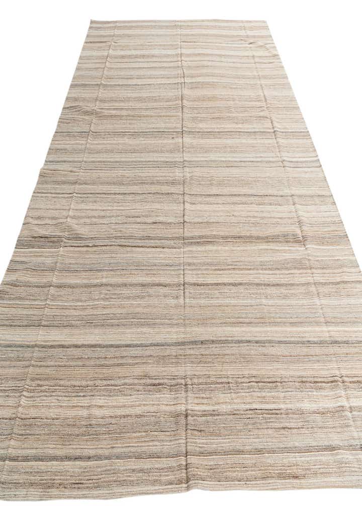 10' 1 x 12' 10 Hand Woven Kilim Modern Wool Rug