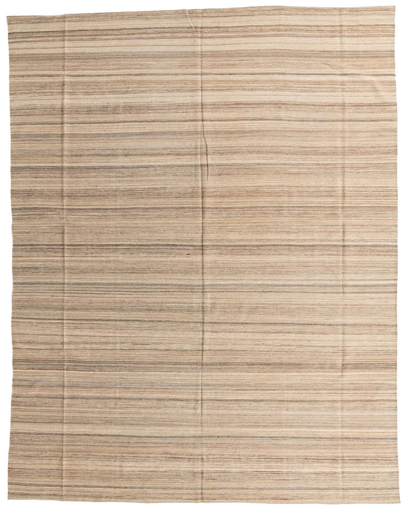 10' 1 x 12' 10 Hand Woven Kilim Modern Wool Rug
