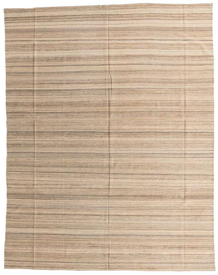 10' 1 x 12' 10 Hand Woven Kilim Modern Wool Rug