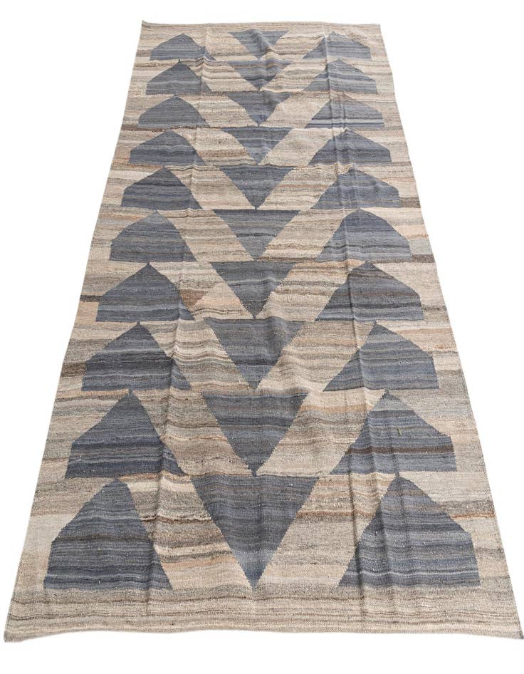 Detail image of 5' 8 x 7' 7  Hand Woven Kilim Modern Wool Rug