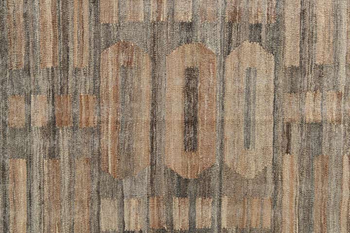 5' x 6' 6 Hand Woven Kilim Modern Wool Rug