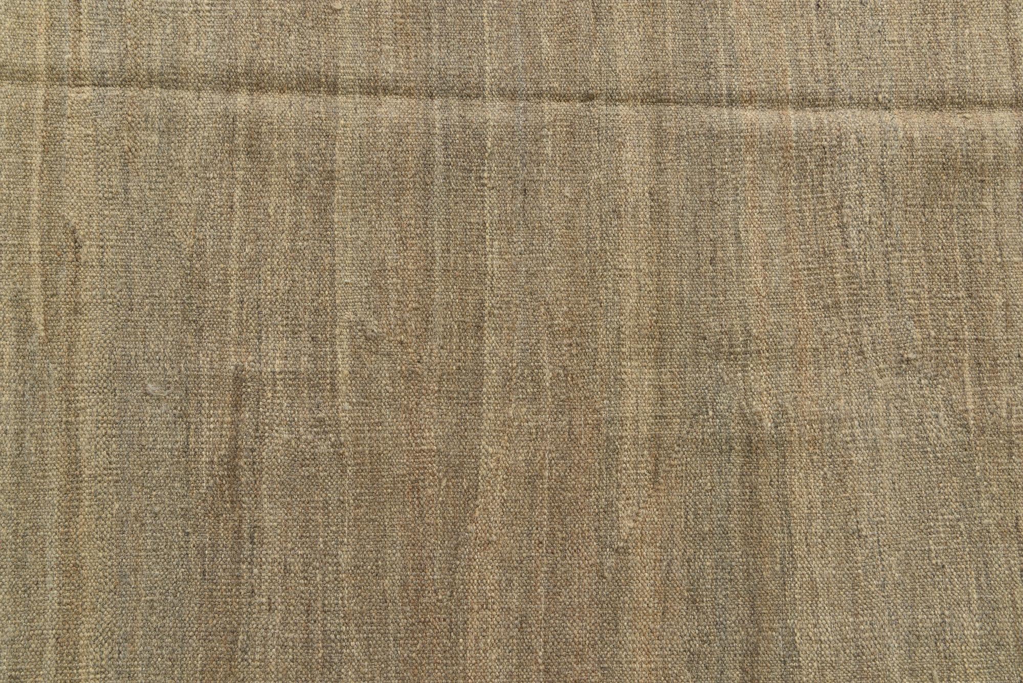 5' 4 x 7' 8 Hand Woven Kilim Modern Wool Rug