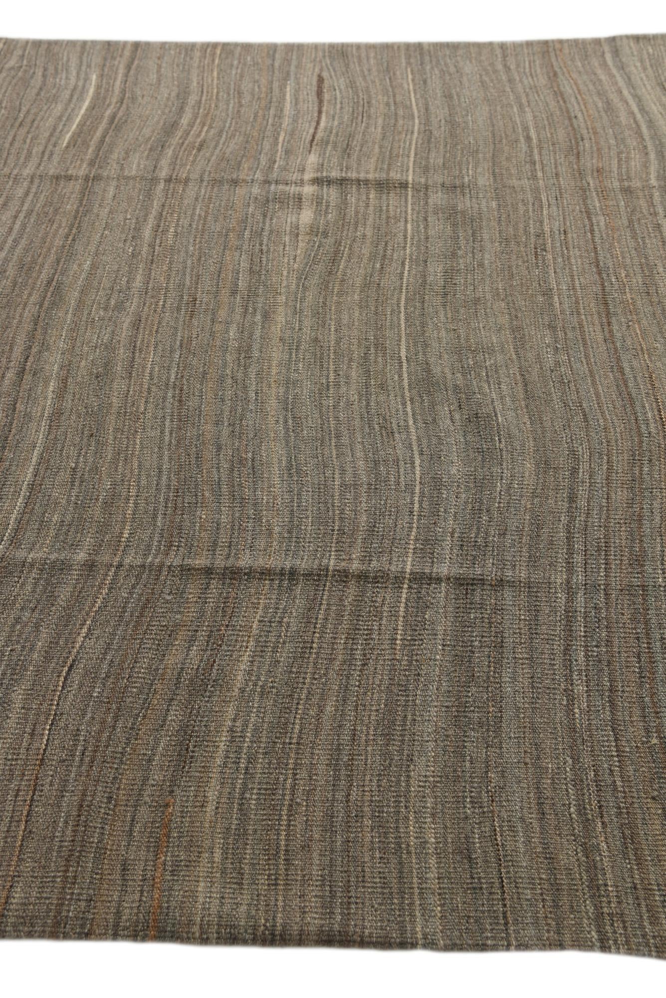 5' 9 x 7' 8 Hand Woven Kilim Modern Wool Rug