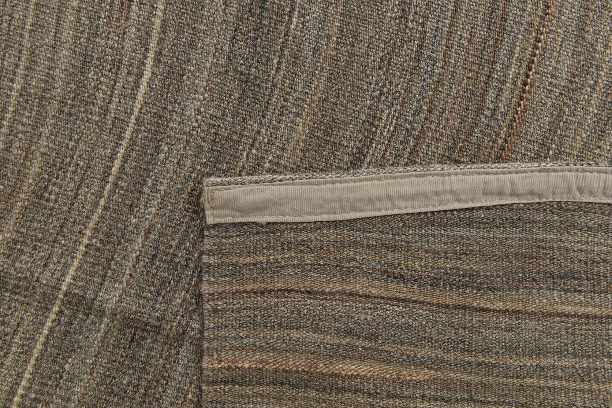 5' 9 x 7' 8 Hand Woven Kilim Modern Wool Rug