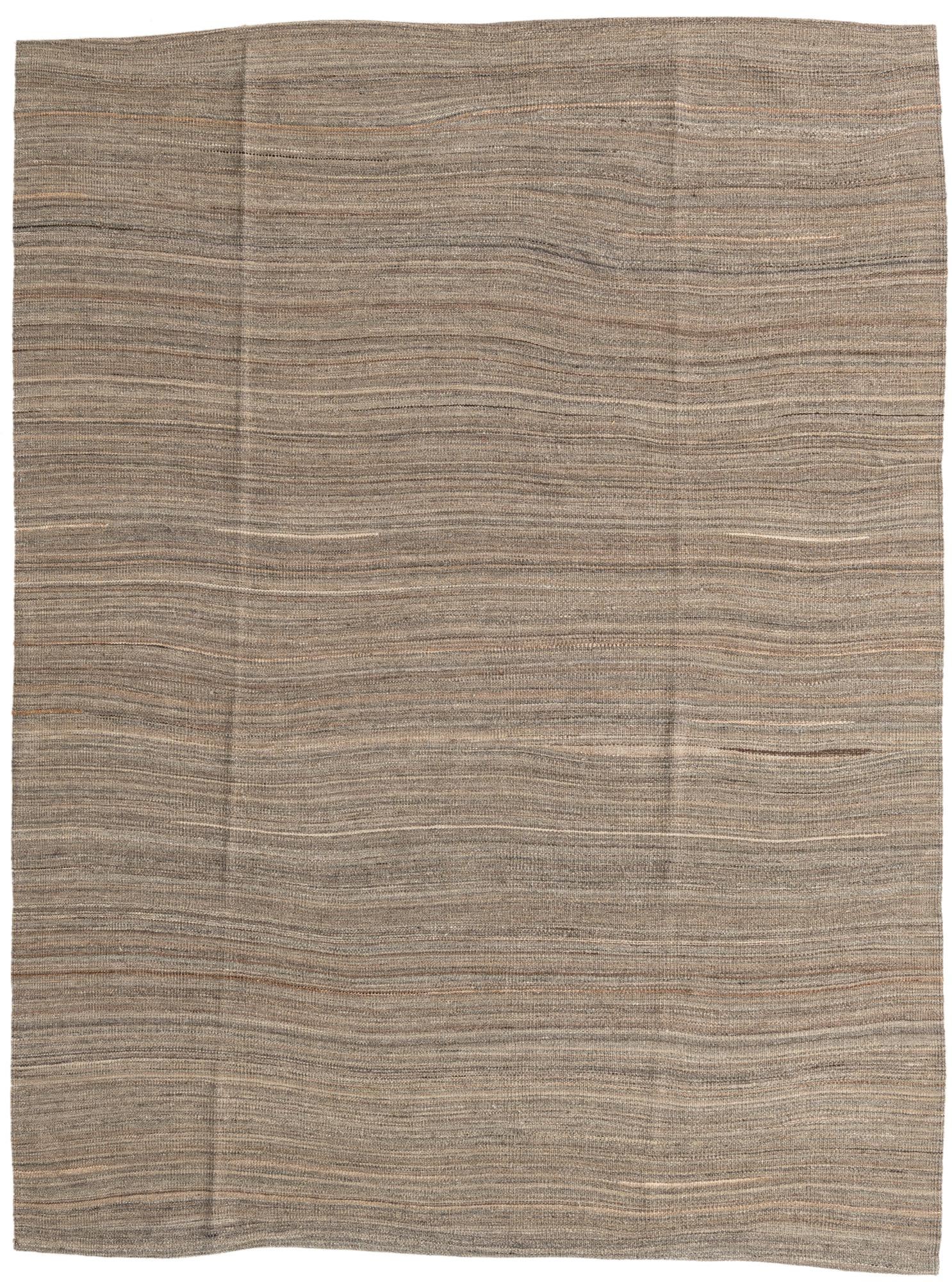 5' 9 x 7' 8 Hand Woven Kilim Modern Wool Rug