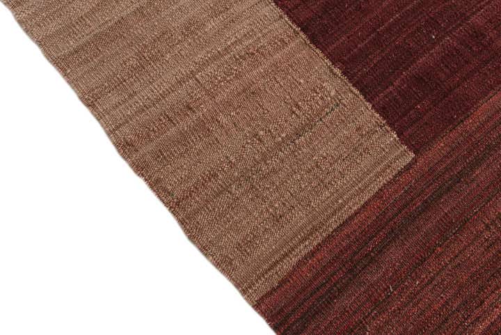 6' x 7' 10 Hand Woven Kilim Modern Wool Rug