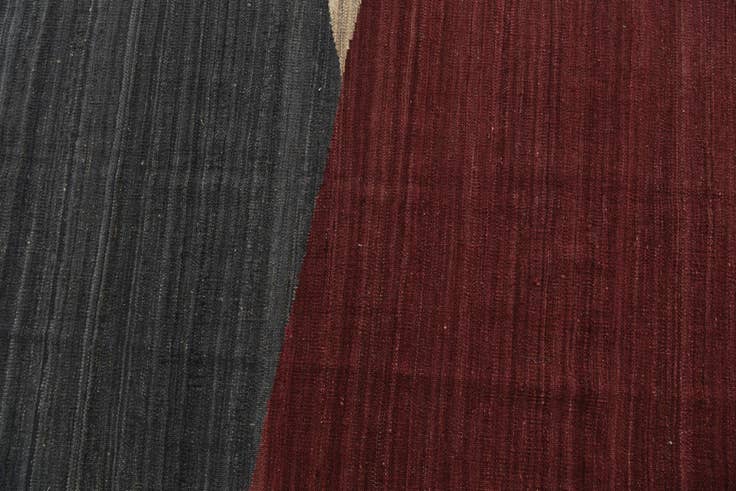Detail image of 6' x 7' 10 Hand Woven Kilim Modern Wool Rug