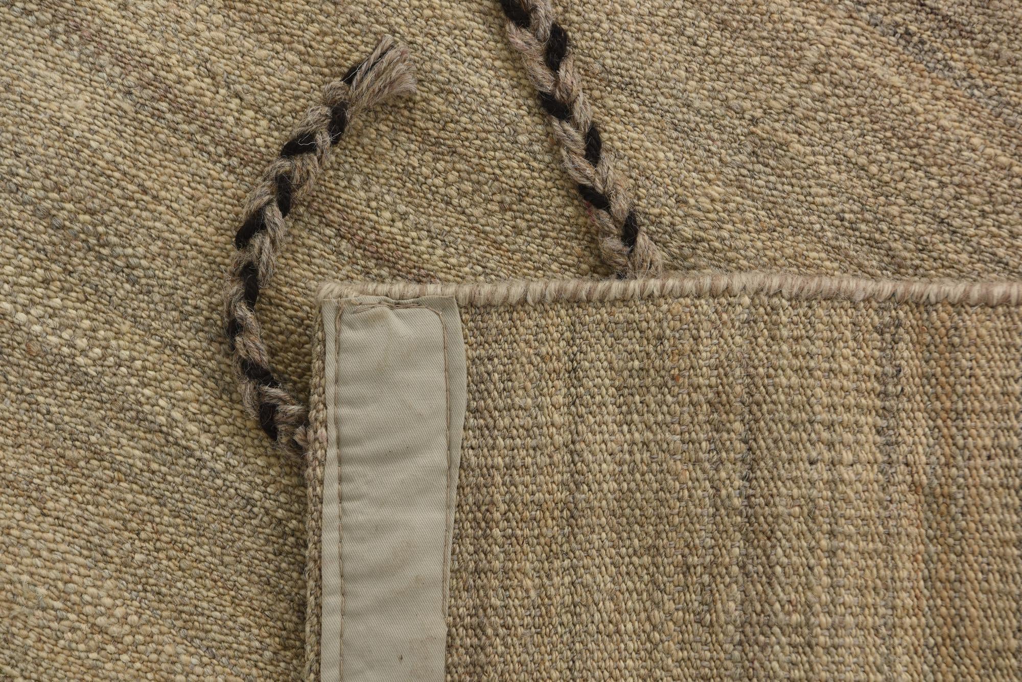 4' 1 x 6' 8 Hand Woven Kilim Modern Wool Rug
