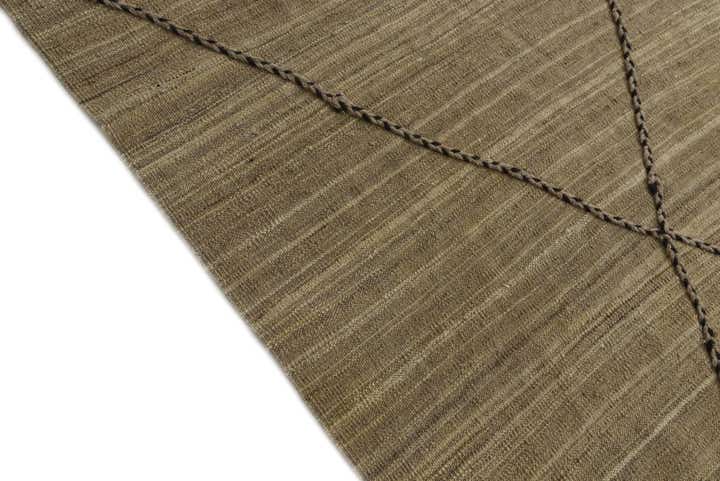 6' 9 x 9' 1 Hand Woven Kilim Modern Wool Rug