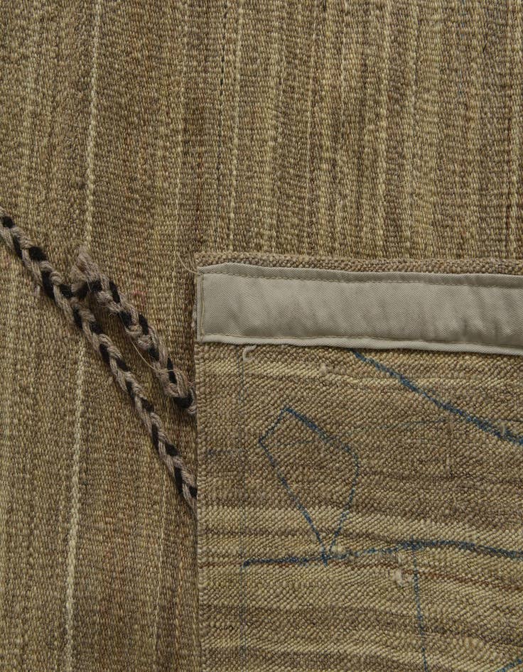 Detail image of 6' 9 x 9' 1  Hand Woven Kilim Modern Wool Rug