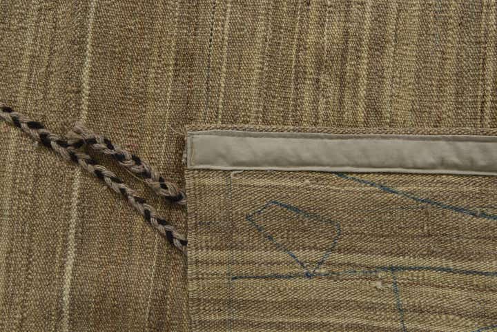 6' 9 x 9' 1 Hand Woven Kilim Modern Wool Rug