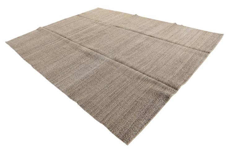 Detail image of 10' 2 x 13' Hand Woven Kilim Modern Wool Rug