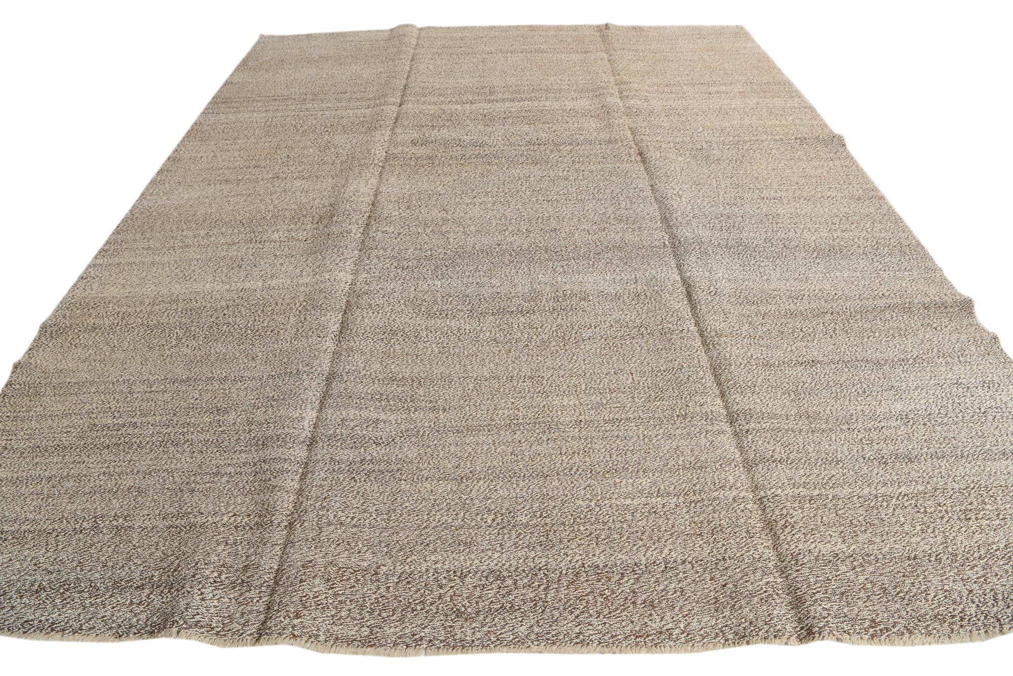 10' 2 x 13' Hand Woven Kilim Modern Wool Rug