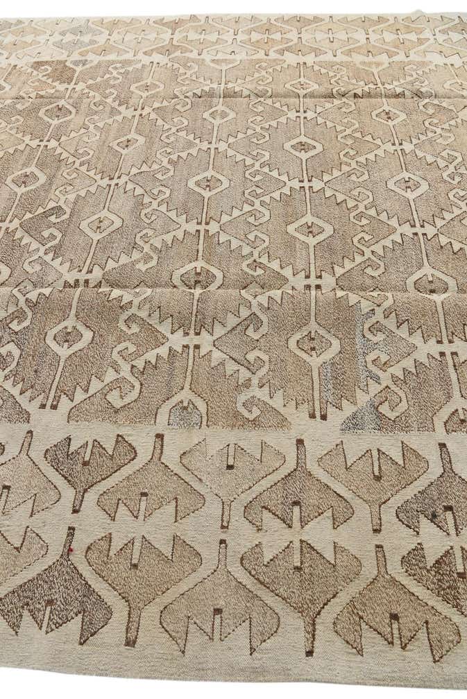 9' 10 x 13' 7 Hand Woven Kilim Modern Wool Rug