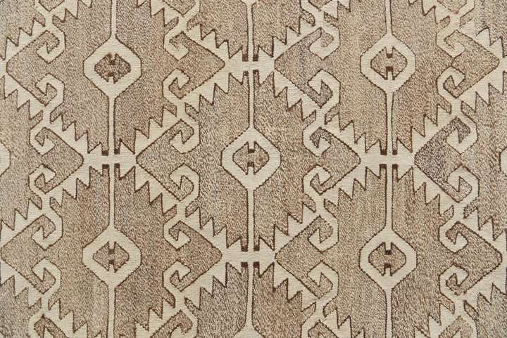 9' 10 x 13' 7 Hand Woven Kilim Modern Wool Rug