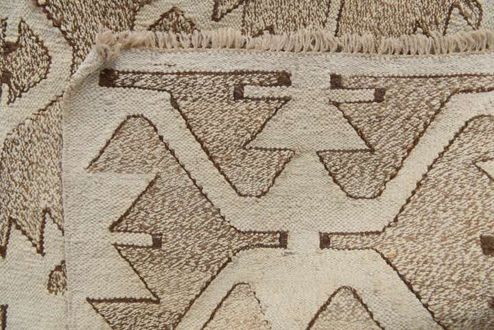 9' 10 x 13' 7 Hand Woven Kilim Modern Wool Rug