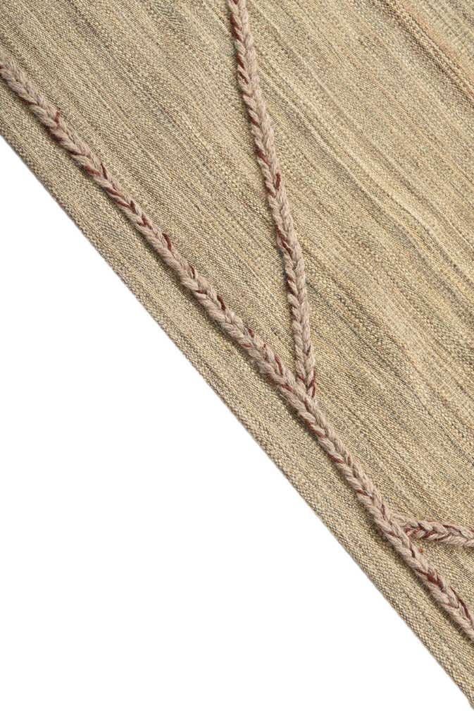 4' 9 x 7' Hand Woven Kilim Modern Wool Rug