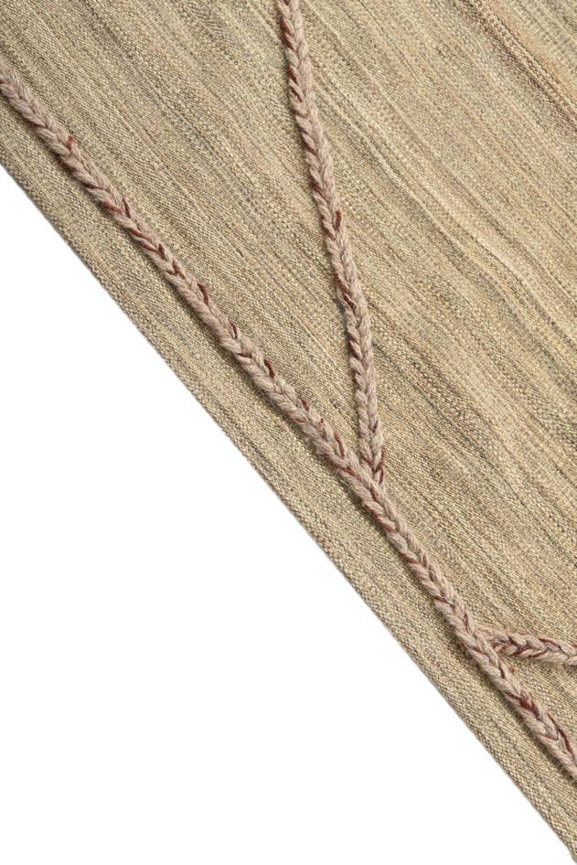 Detail image of 4' 9 x 7' Hand Woven Kilim Modern Wool Rug