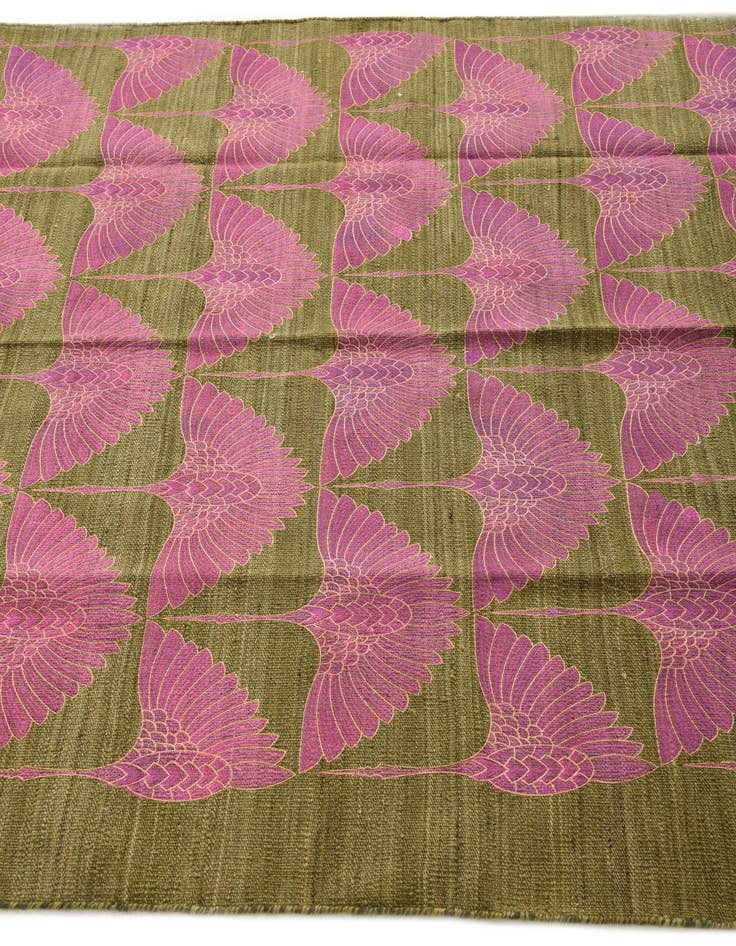 Detail image of 4' 9 x 6' 5  Hand Woven Kilim Modern Wool Rug