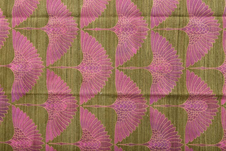 Detail image of 4' 9 x 6' 5 Hand Woven Kilim Modern Wool Rug