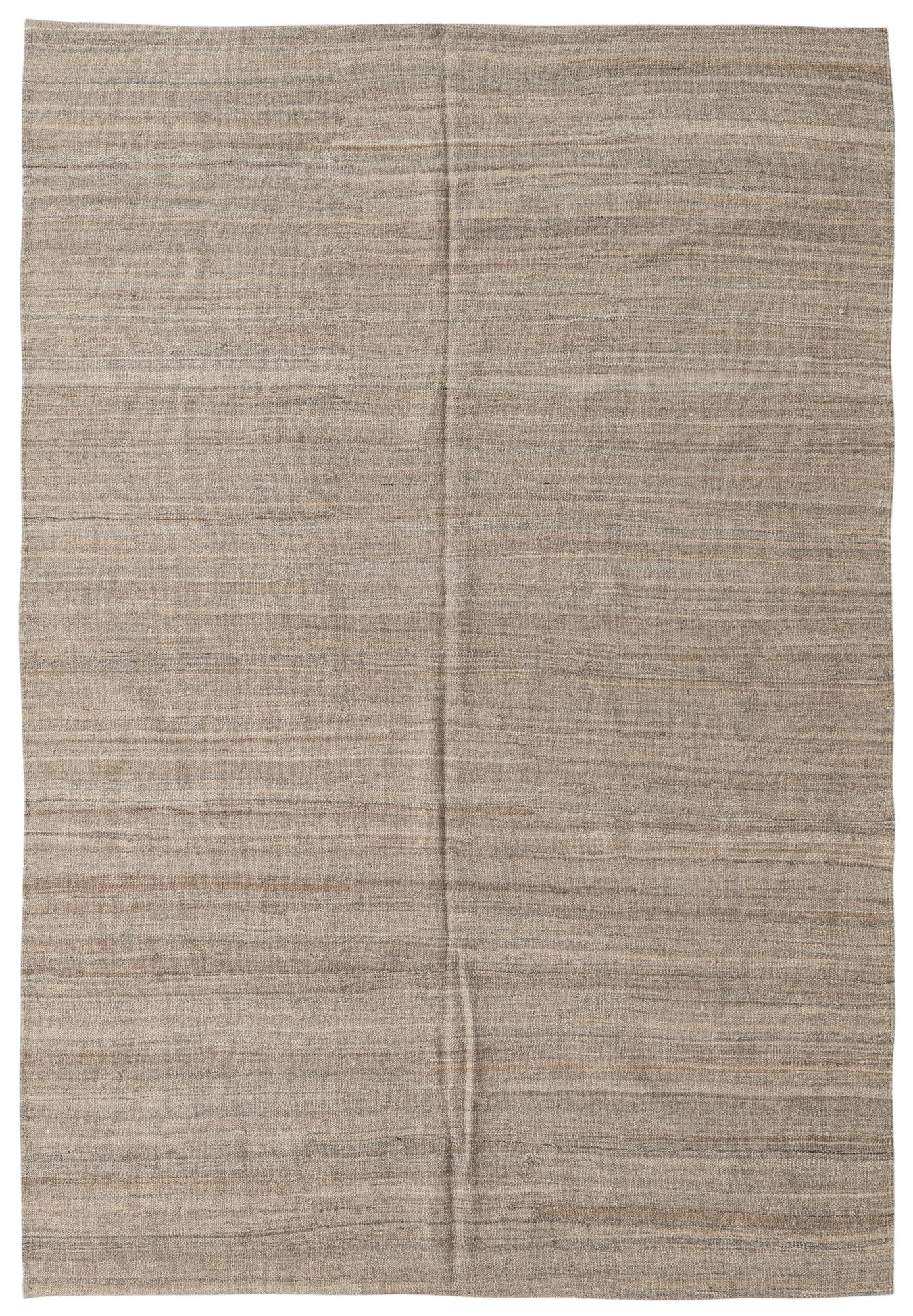 5' 2 x 7' 10 Hand Woven Kilim Modern Wool Rug