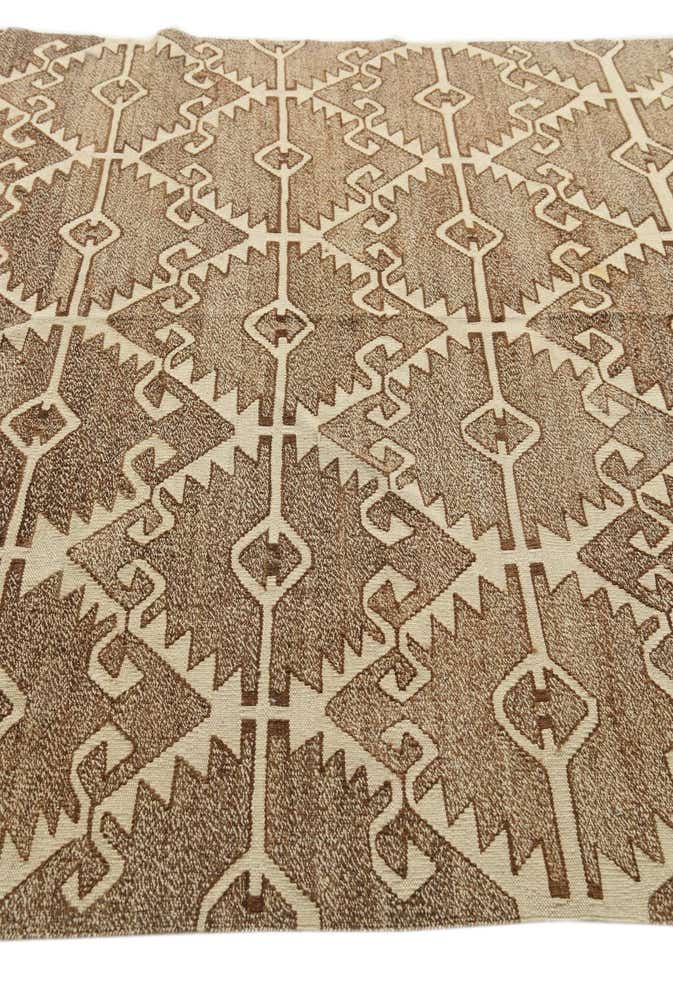 5' 8 x 7' 6 Hand Woven Kilim Modern Wool Rug