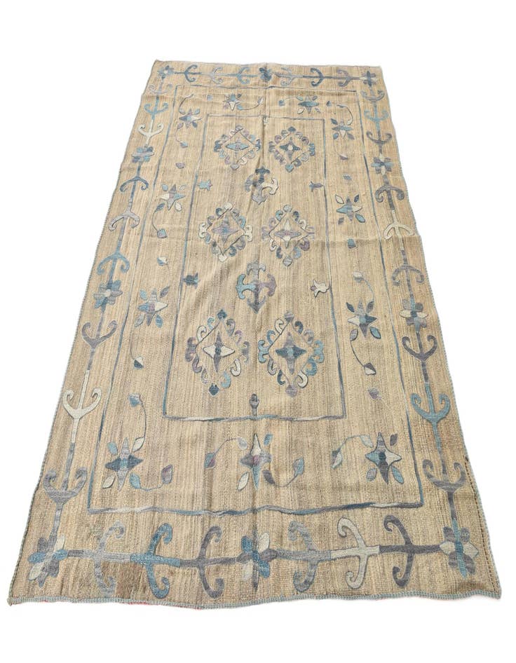 Detail image of 5' 10 x 7' 6  Hand Woven Kilim Modern Wool Rug