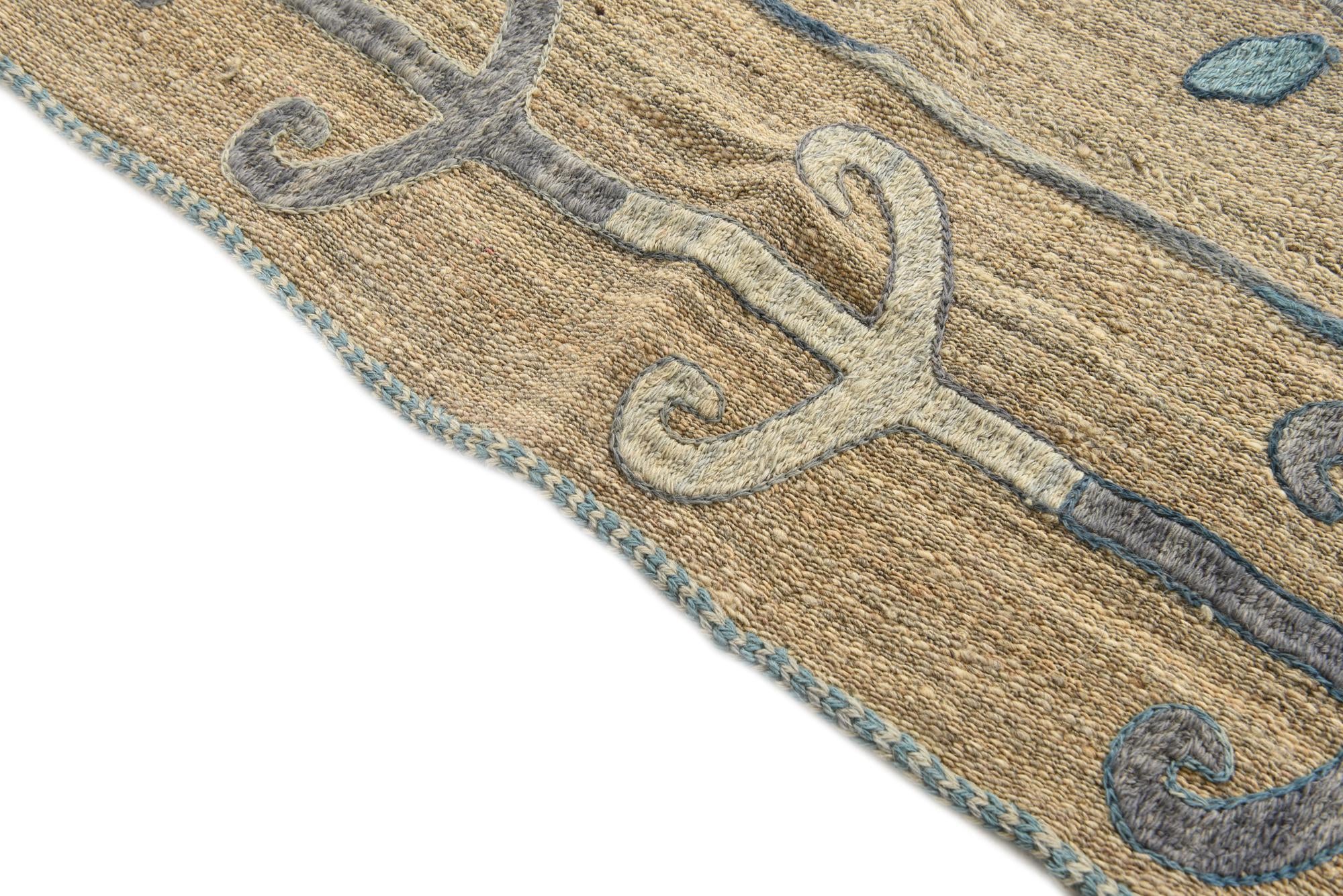 5' 10 x 7' 6 Hand Woven Kilim Modern Wool Rug