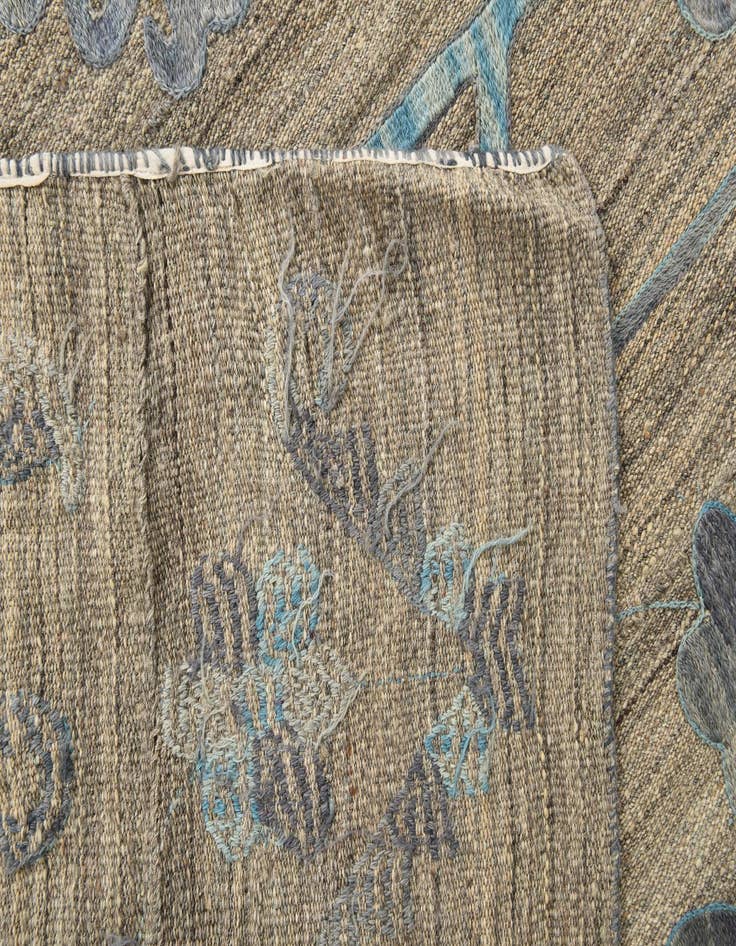 Detail image of 6' 7 x 8' 11  Hand Woven Kilim Modern Wool Rug