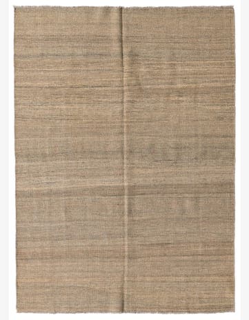 4' 8 x 6' 7 Hand Woven Kilim Modern Wool Rug