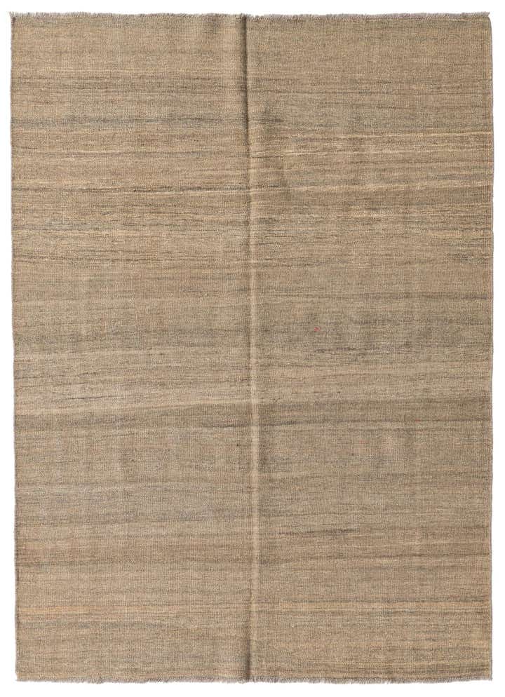 4' 8 x 6' 7 Hand Woven Kilim Modern Wool Rug