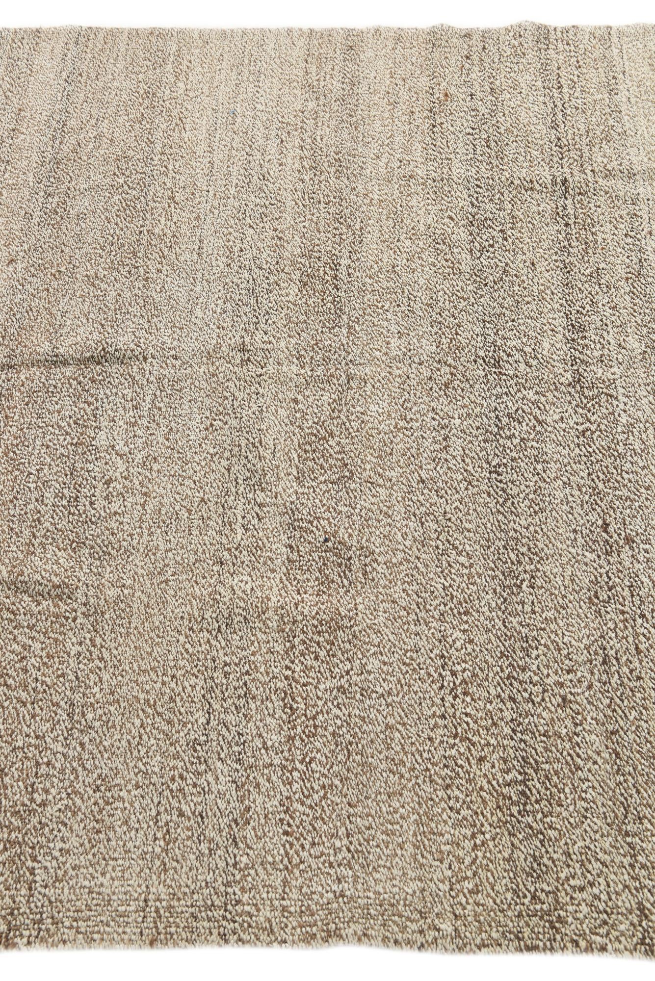 4' 8 x 6' 5 Hand Woven Kilim Modern Wool Rug