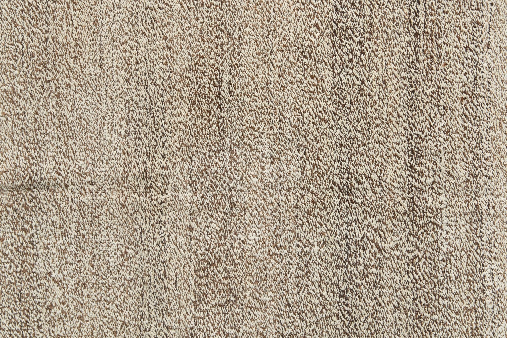 4' 8 x 6' 5 Hand Woven Kilim Modern Wool Rug