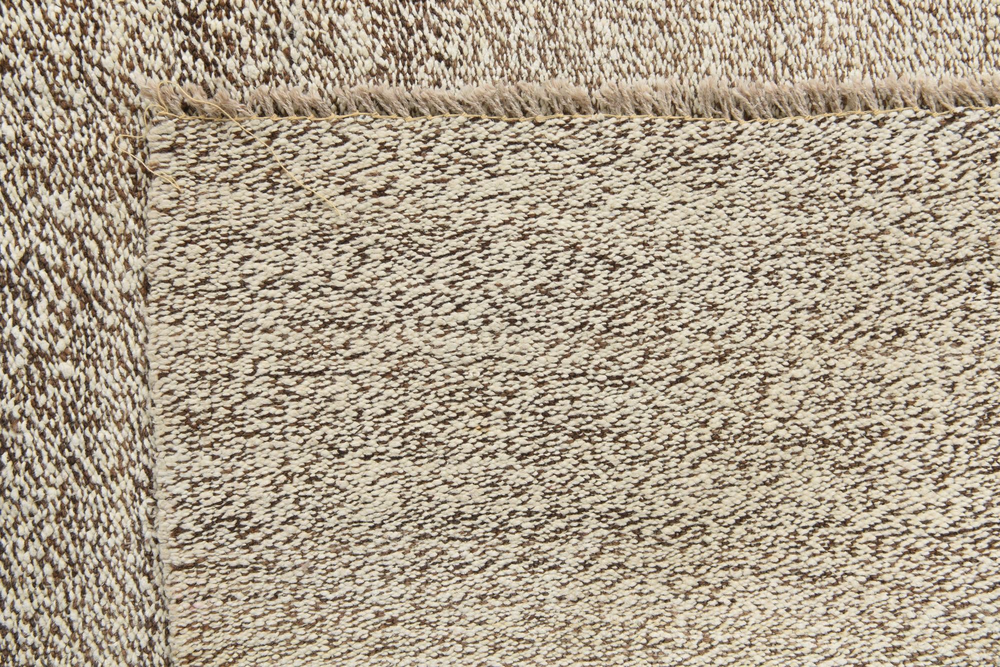 4' 8 x 6' 5 Hand Woven Kilim Modern Wool Rug