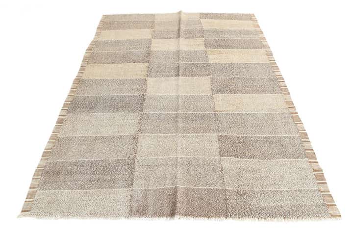 5' 9 x 7' 7 Hand Woven Kilim Modern Wool Rug