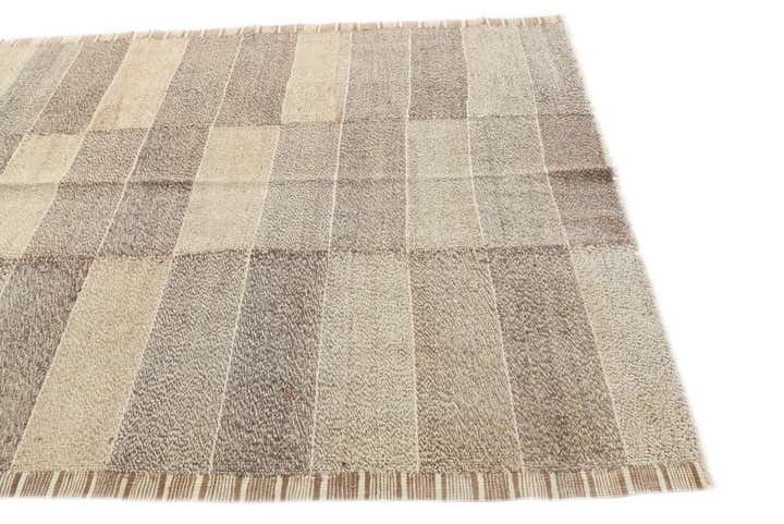 5' 9 x 7' 7 Hand Woven Kilim Modern Wool Rug