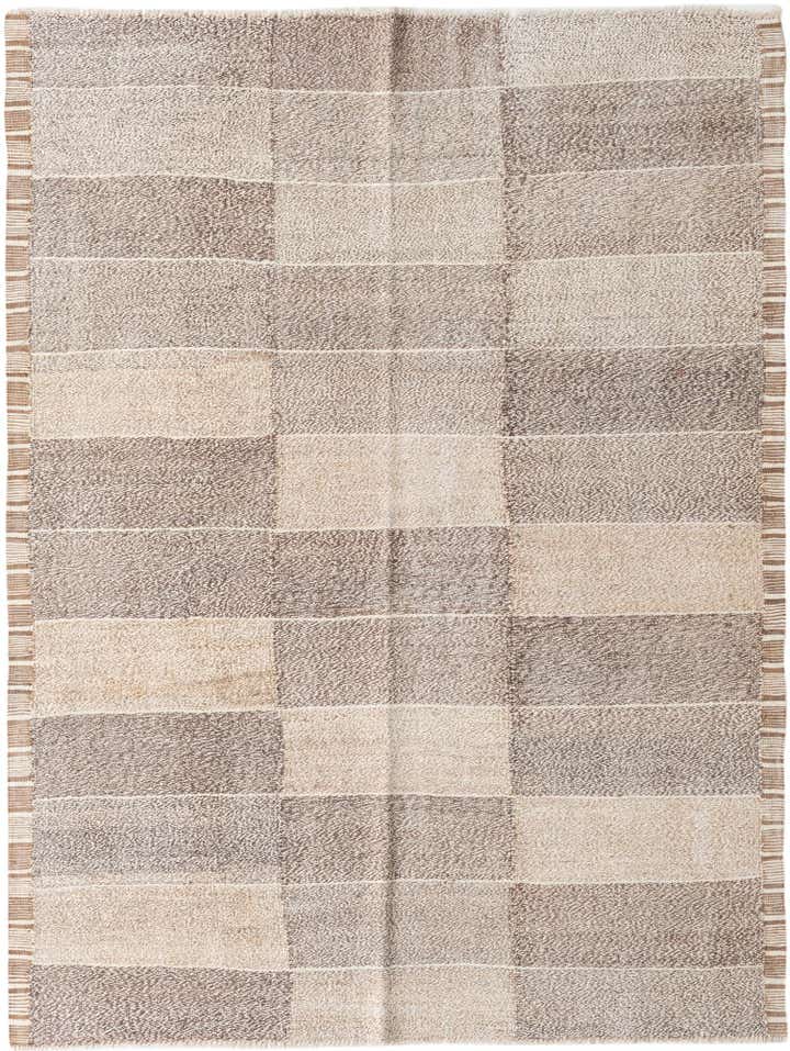 5' 9 x 7' 7 Hand Woven Kilim Modern Wool Rug