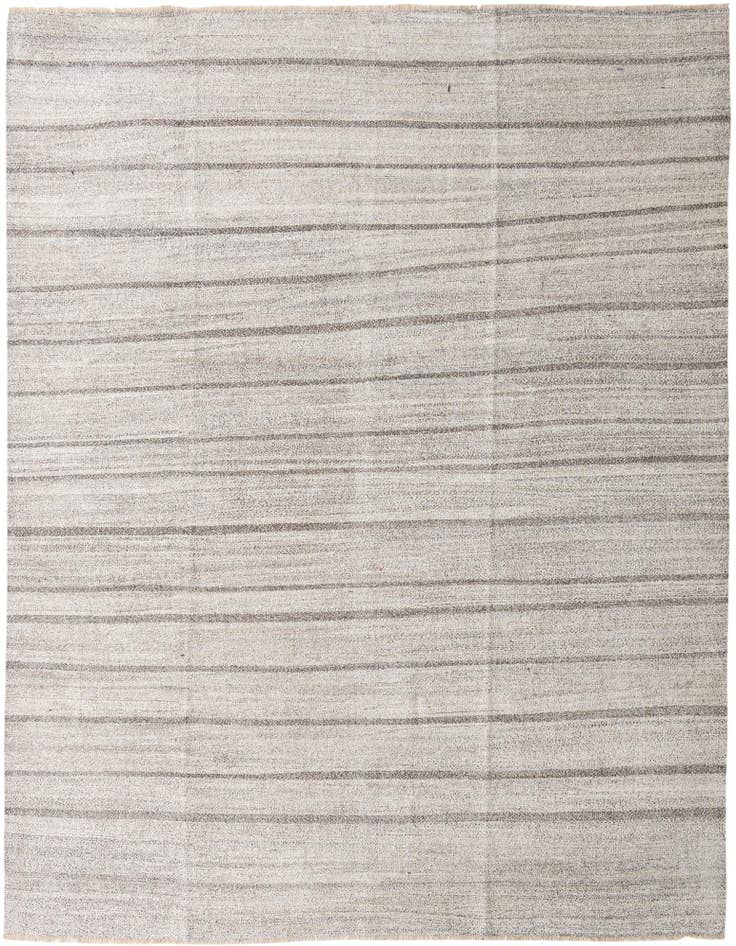 Detail image of 8' 10 x 11' 9 Hand Woven Kilim Modern Wool Rug
