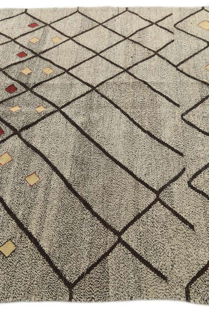 6' 3 x 7' 10 Hand Woven Kilim Modern Wool Rug