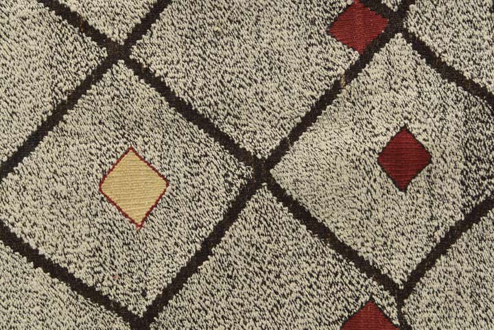 6' 3 x 7' 10 Hand Woven Kilim Modern Wool Rug