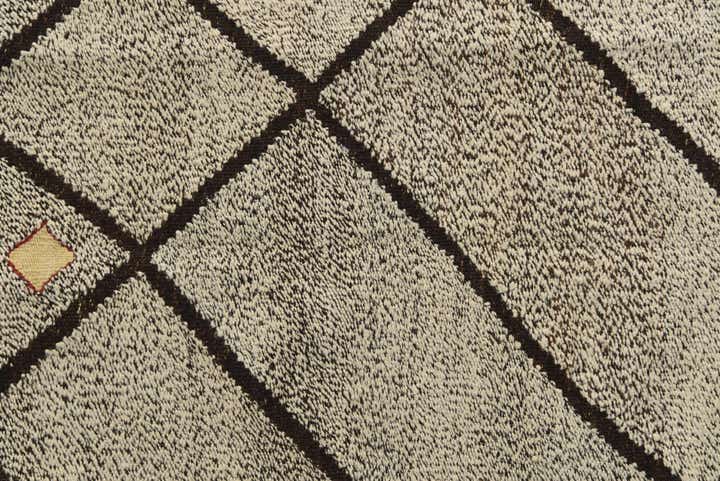 6' 3 x 7' 10 Hand Woven Kilim Modern Wool Rug
