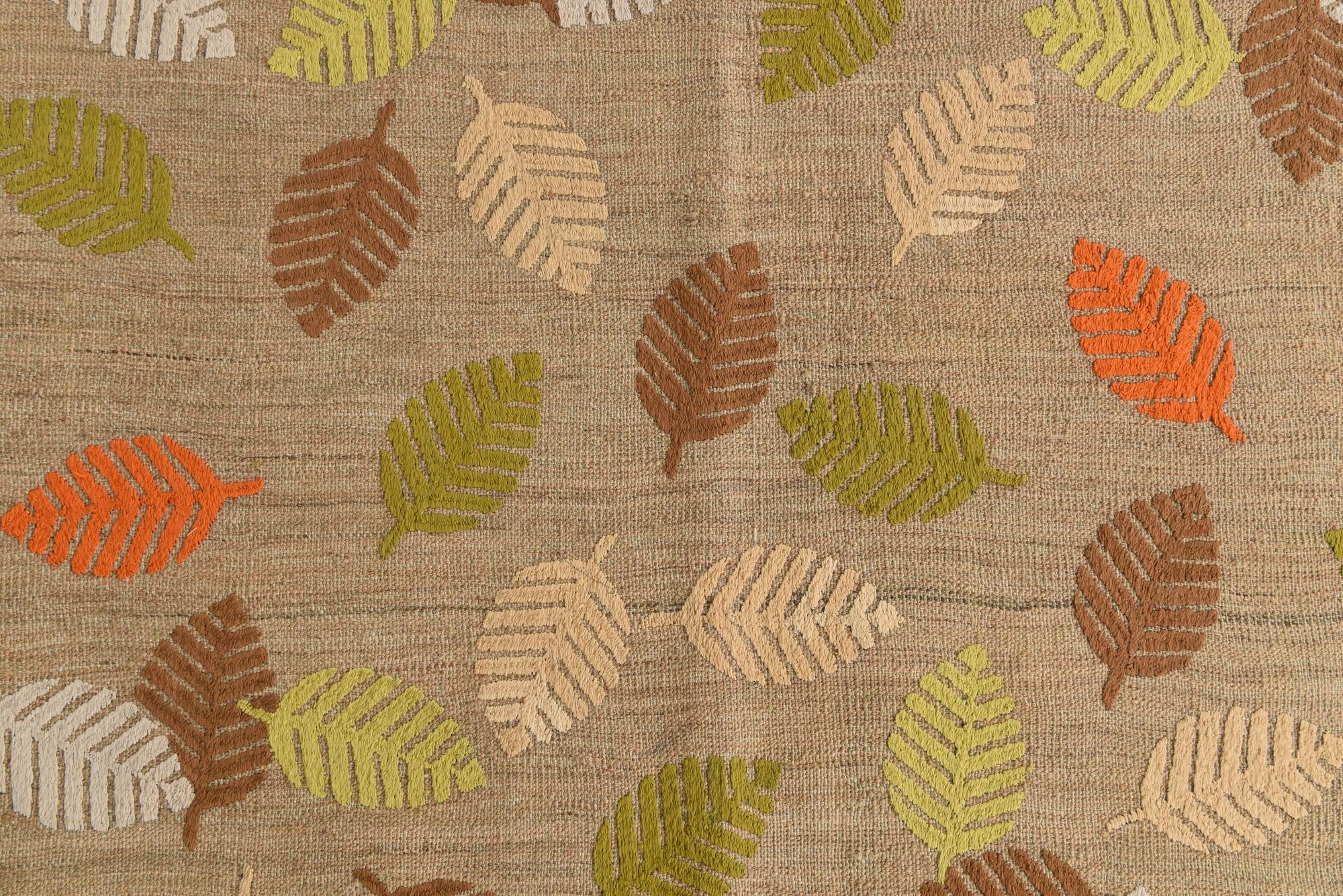 7' 5 x 9' 7 Hand Woven Kilim Modern Rug
