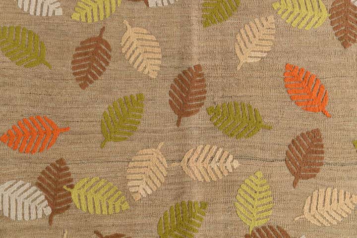 7' 5 x 9' 7 Hand Woven Kilim Modern Rug