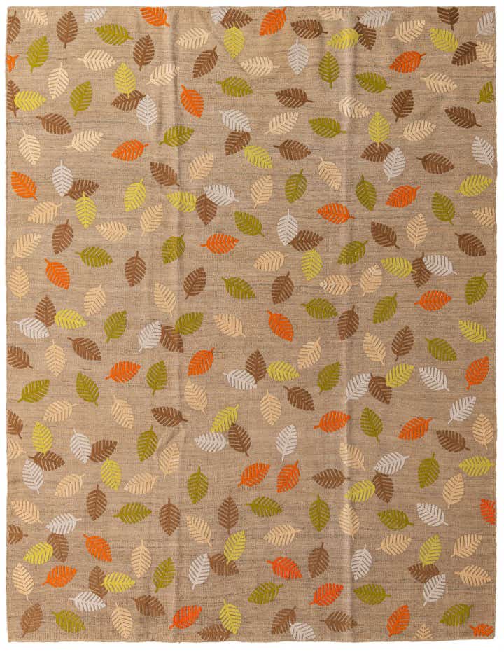 7' 5 x 9' 7 Hand Woven Kilim Modern Rug