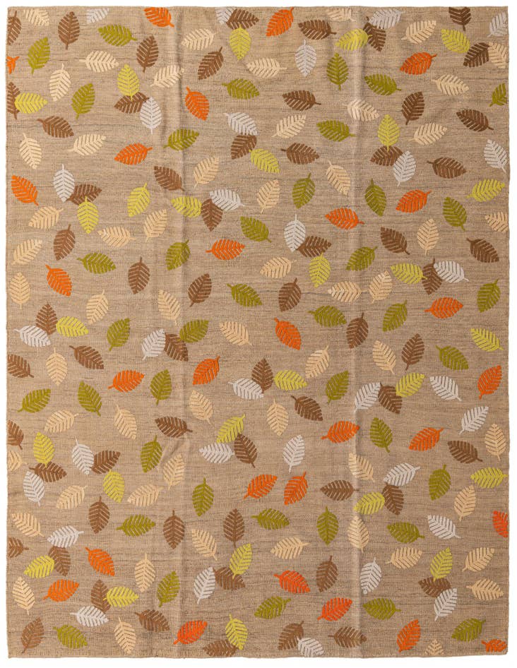 Detail image of 7' 5 x 9' 7 Hand Woven Kilim Modern Rug