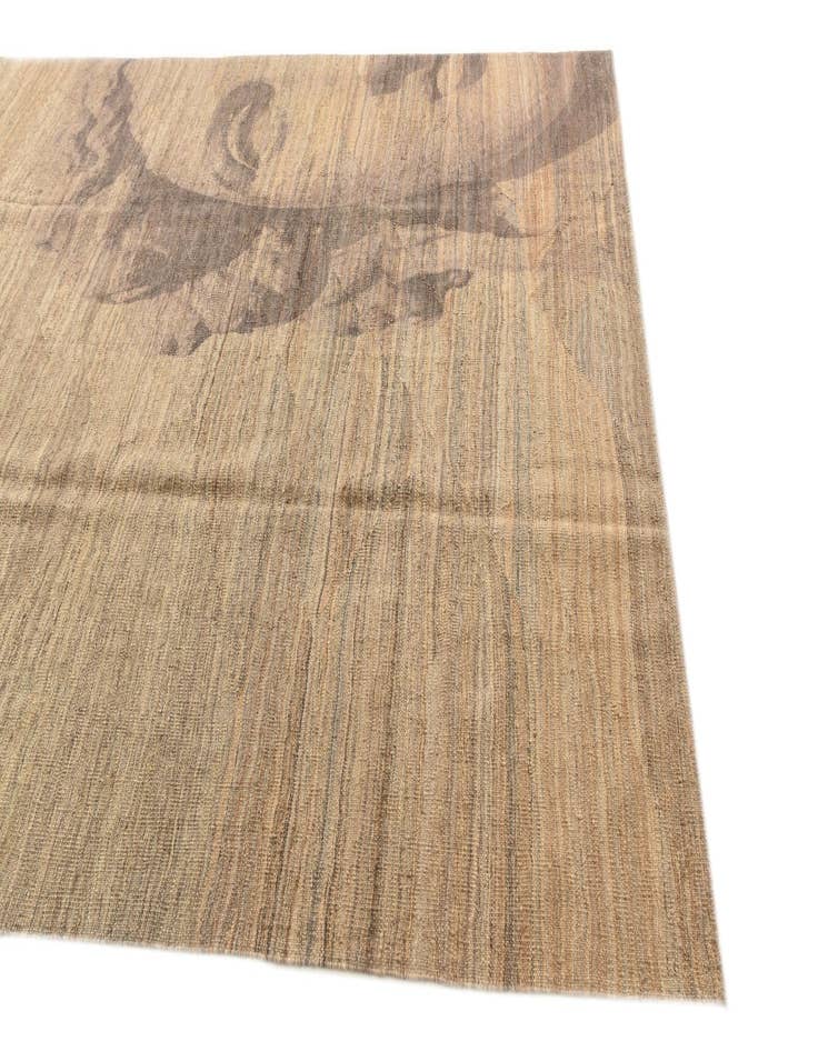 Detail image of 7' x 9' 8  Hand Woven Kilim Modern Wool Rug