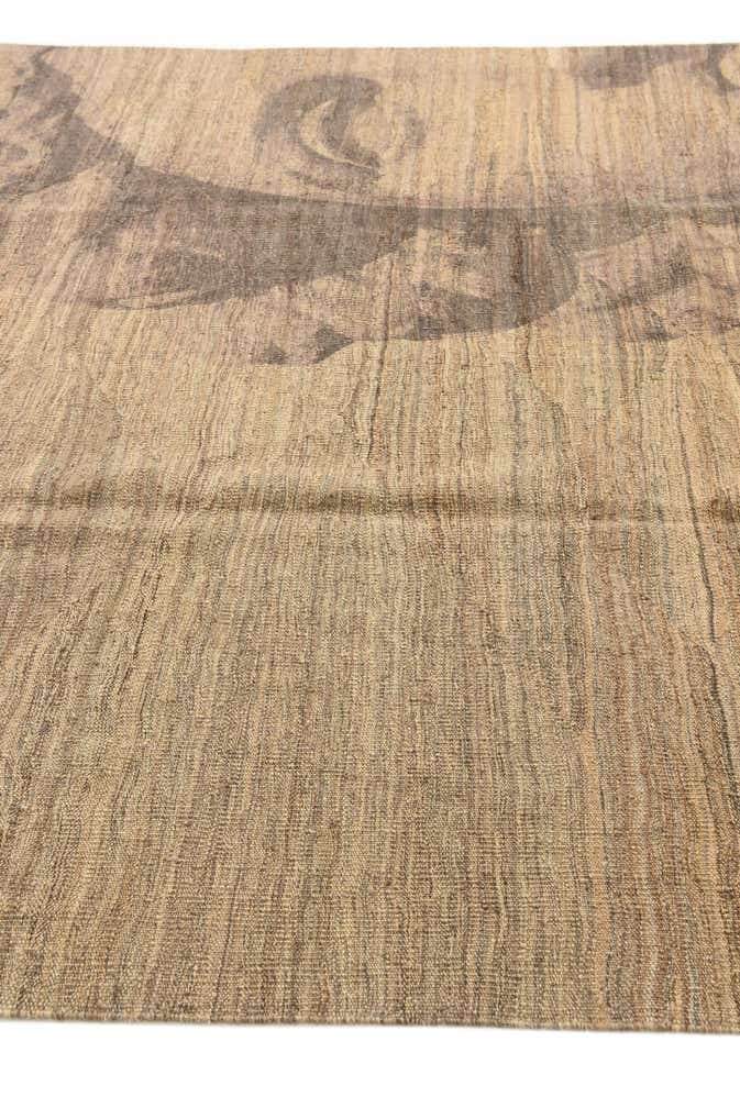 7' x 9' 8 Hand Woven Kilim Modern Wool Rug