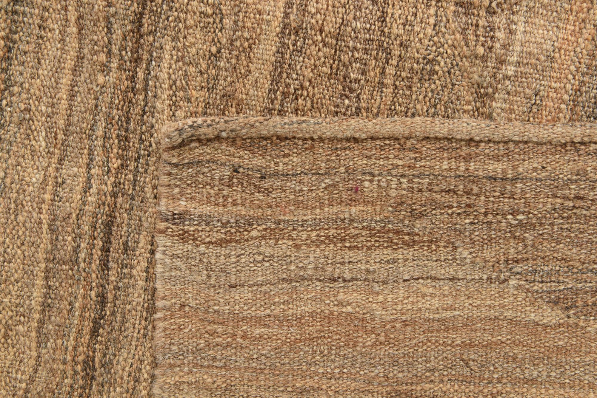 7' x 9' 8 Hand Woven Kilim Modern Wool Rug