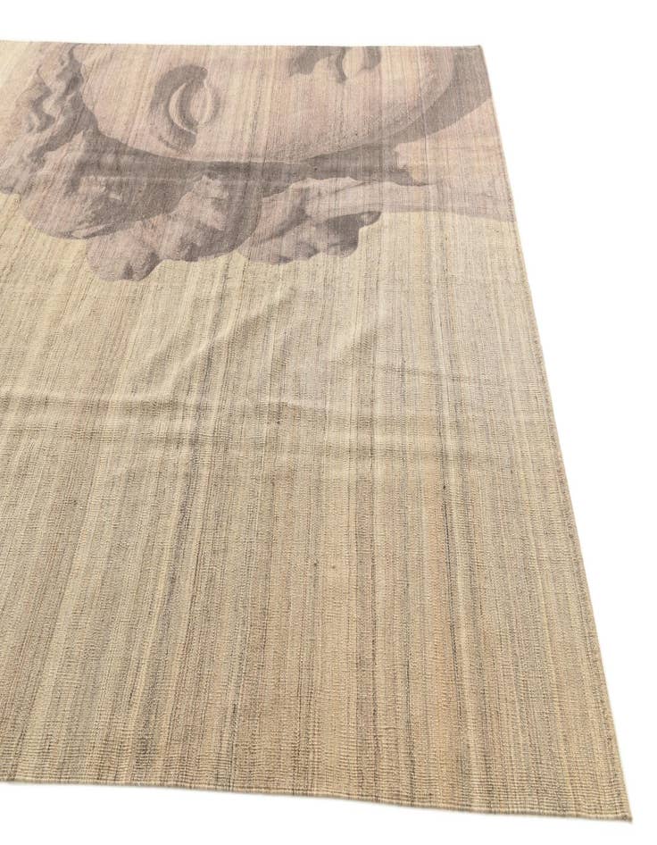 Detail image of 7' x 9' 9  Hand Woven Kilim Modern Wool Rug